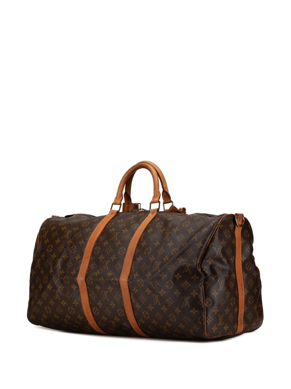 Louis Vuitton Pre-Owned 1988 Monogram Keepall Bandouliere 55 travel bag - Bruin