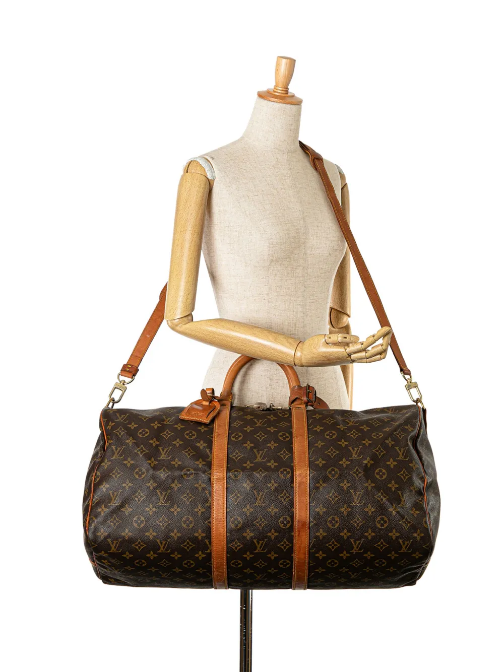 Affordable Louis Vuitton Pre-Owned 1988 Monogram Keepall Bandouliere 55 travel bag WOMEN