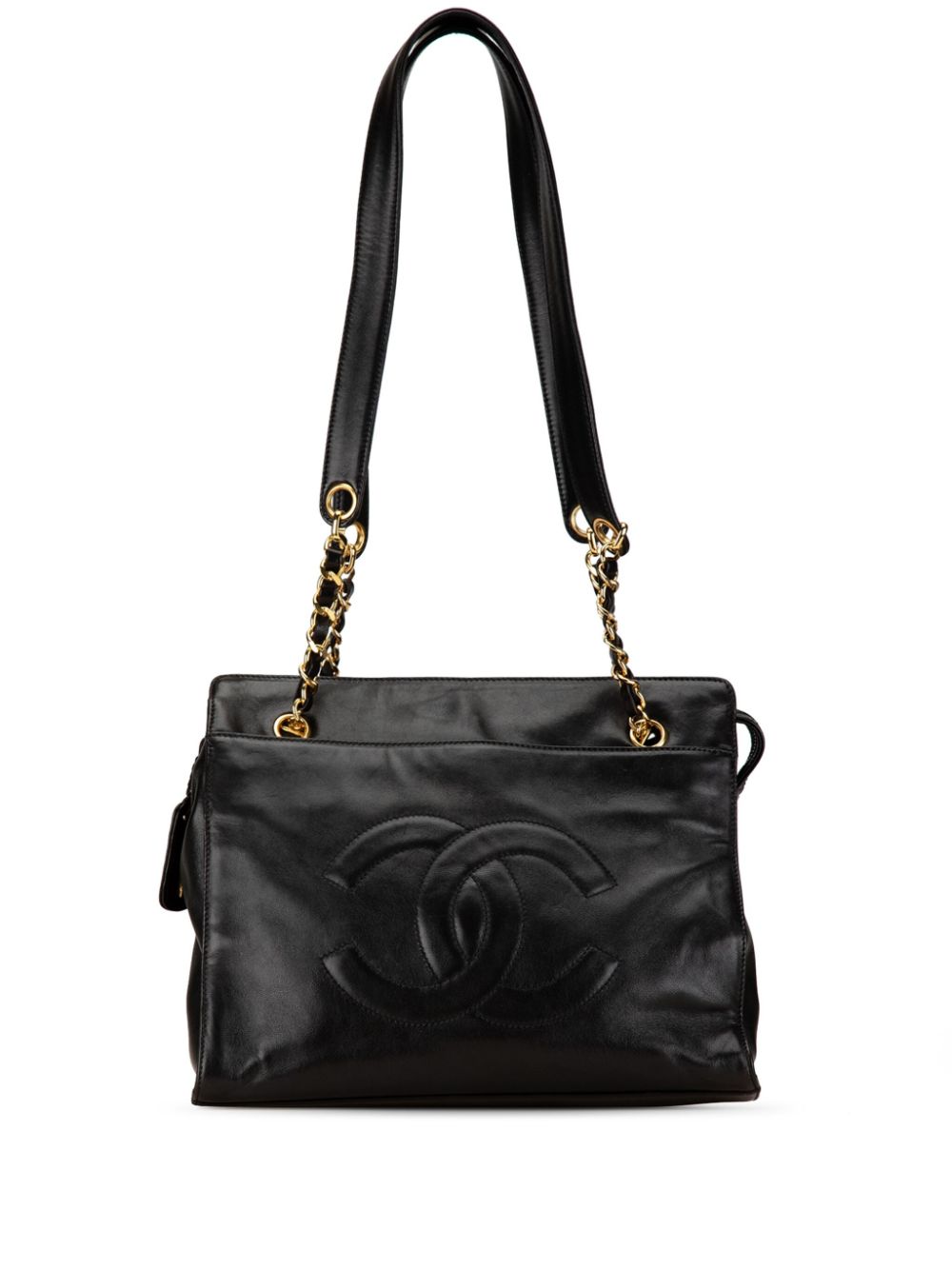 CHANEL 1994-1996 CC Lambskin Chain tote bag Women