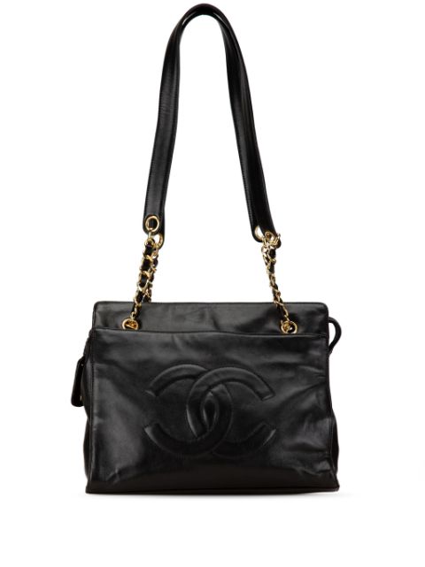 HOT SALE CHANEL 1994-1996 CC Lambskin Chain tote bag Women