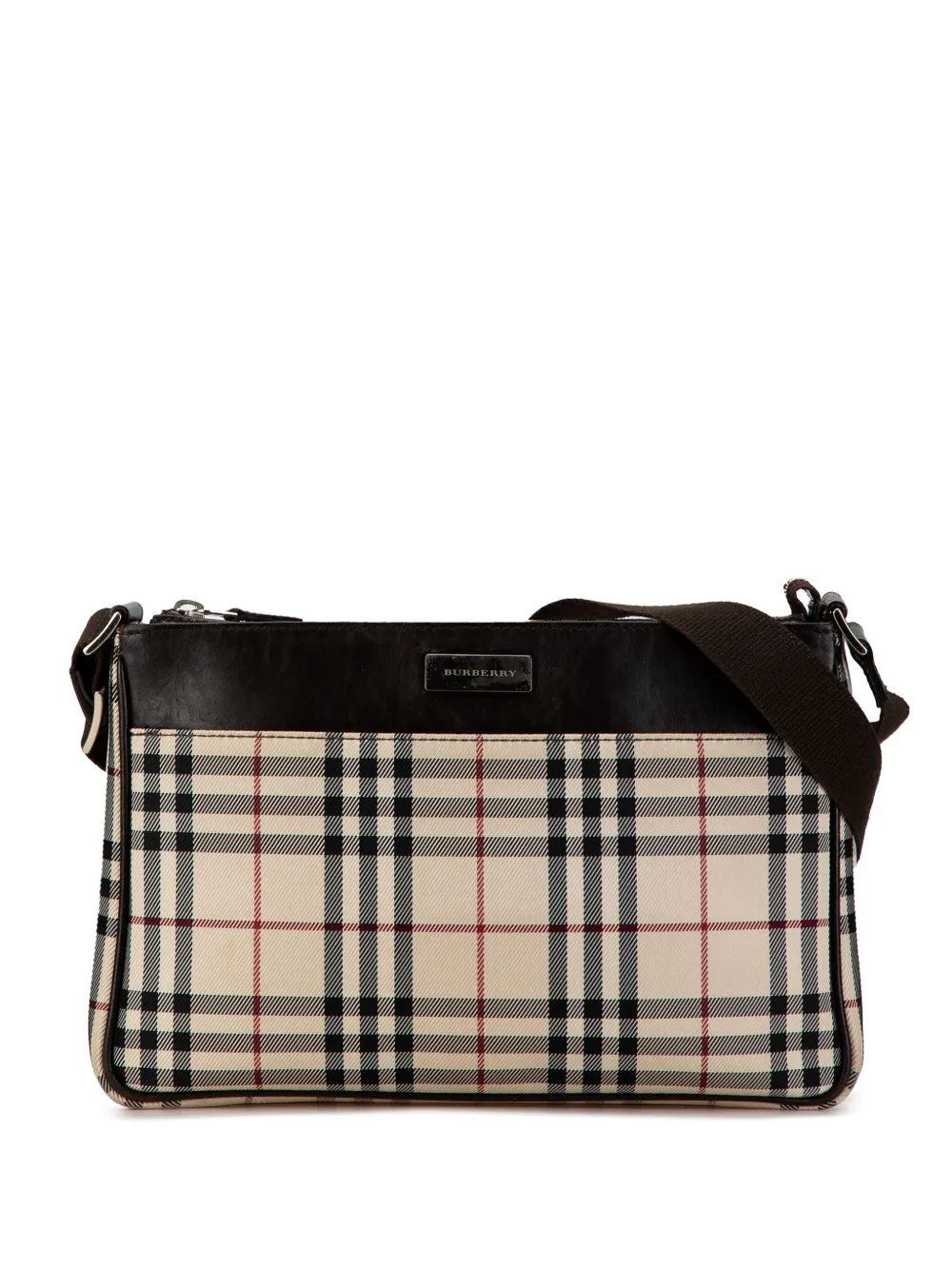 Burberry Pre-Owned 2000-2017 House Check Canvas crossbody bag | Brown | Image 1
