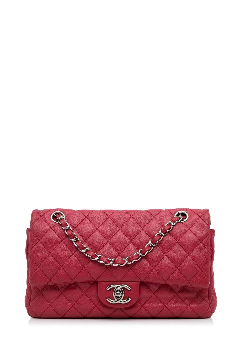 Affordable HOT SALE CHANEL 2008-2009 Medium Classic Caviar Double Flap shoulder bag Women