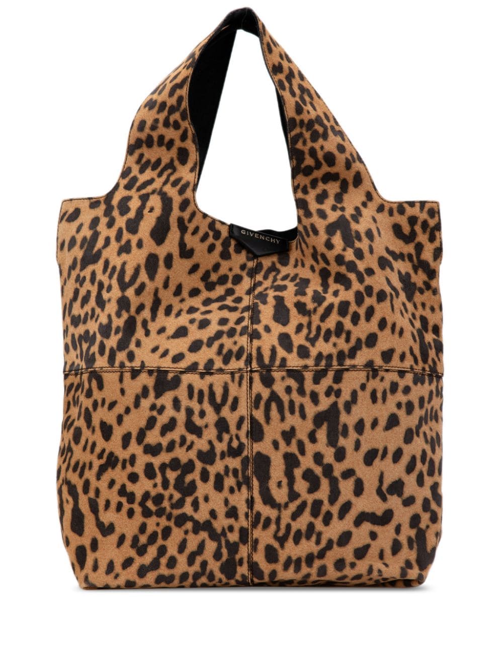 2010 Suede Leopard Print George V tote bag