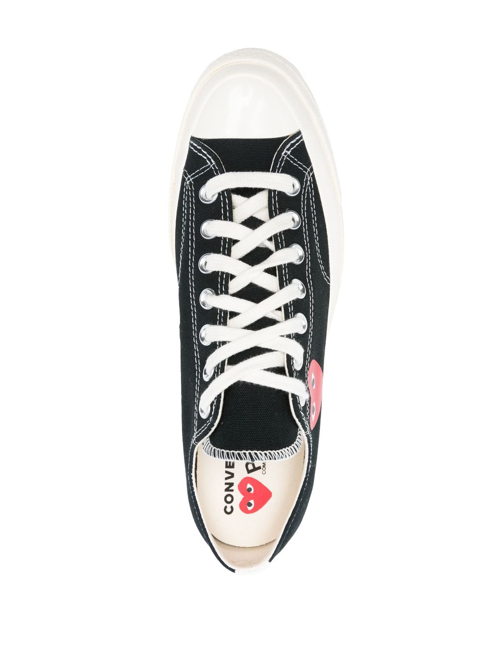 Comme Des Garçons Play x Converse Chuck Taylor 70 Small Red Heart sneakers Black