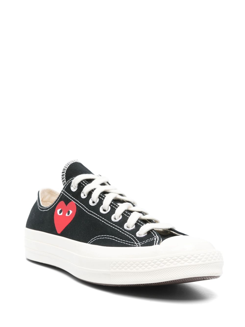 Comme Des Garçons Play x Converse Chuck Taylor 70 Small Red Heart sneakers - Zwart