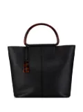 CHANEL Pre-Owned 1997-1999 Caviar Tortoise Top Handle tote bag - Black