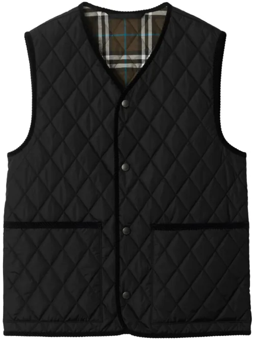 Burberry gilet Tiverton - Noir - Burberry - Modalova