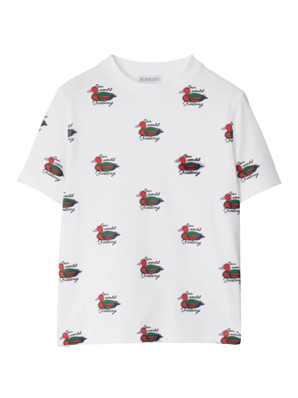 BURBERRY DUCK COTTON T-SHIRT