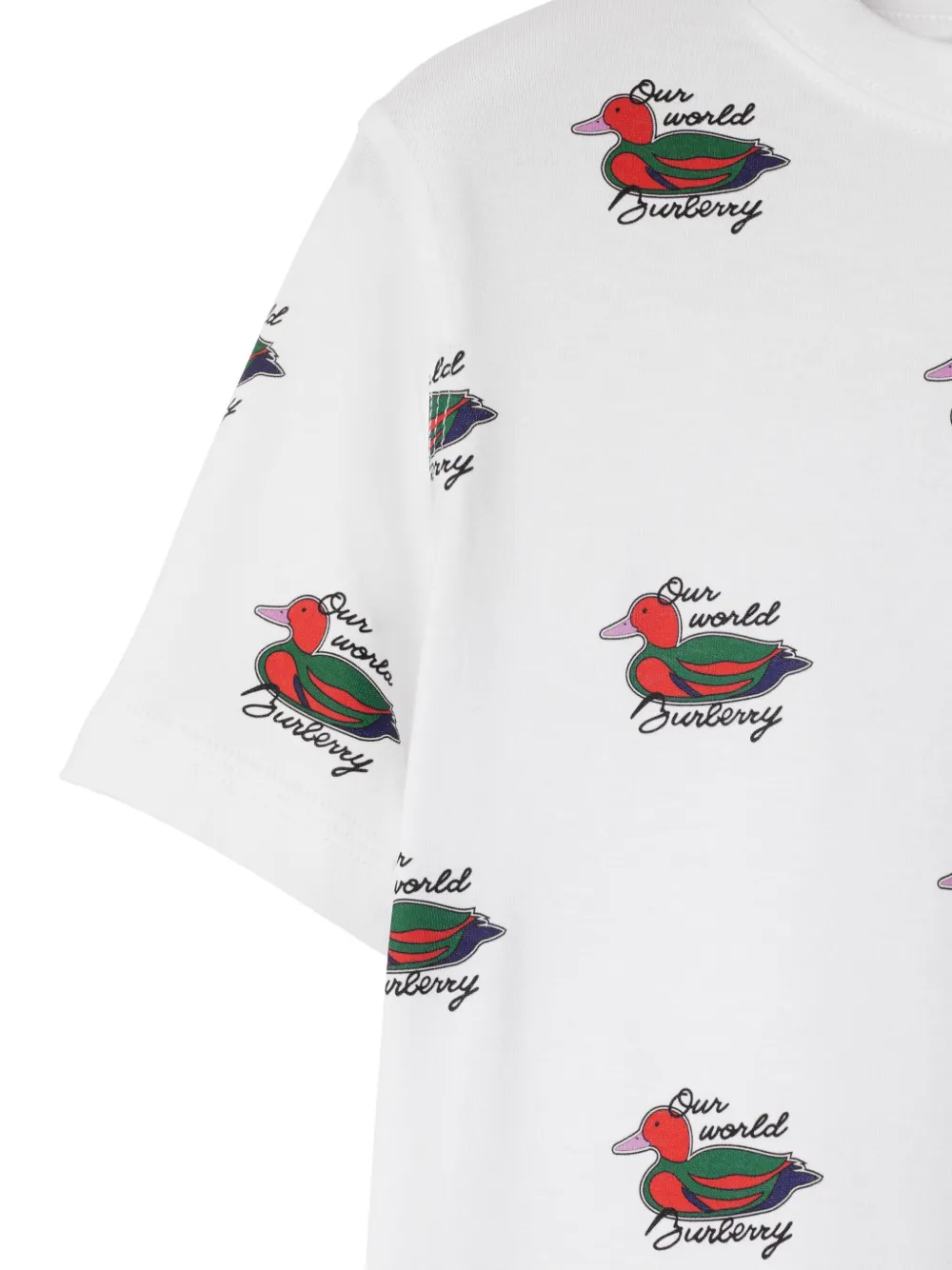 BURBERRY DUCK COTTON T-SHIRT