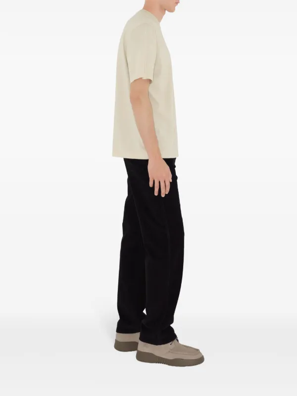 【関税＆送料込み】Burberry T-Shirt With Ekd Patch Burberry EKD Cotton T-shirt | Neutrals | FARFETCH