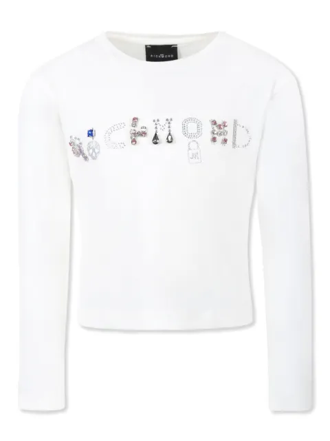 John Richmond Junior logo-embellished T-shirt