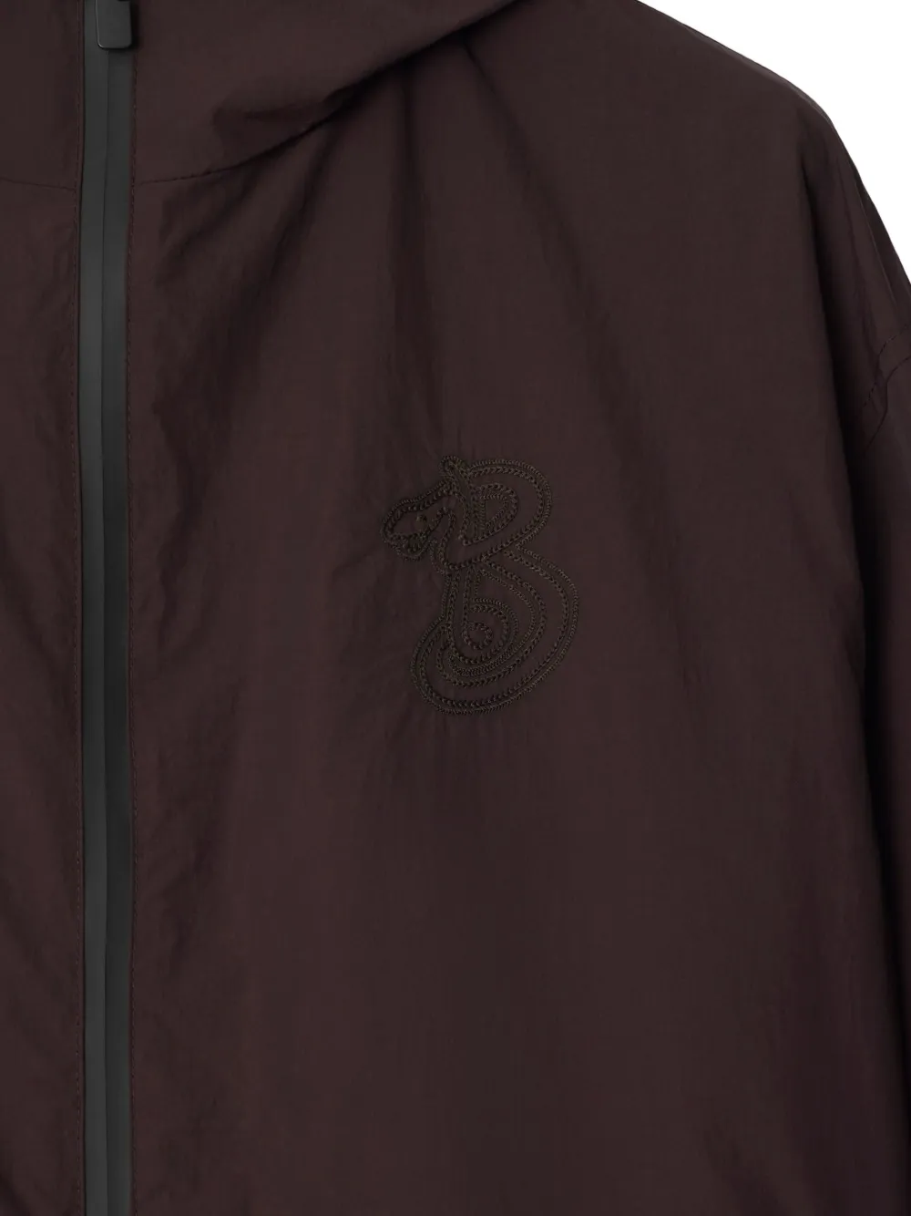 Burberry Jack met geborduurd logo Bruin