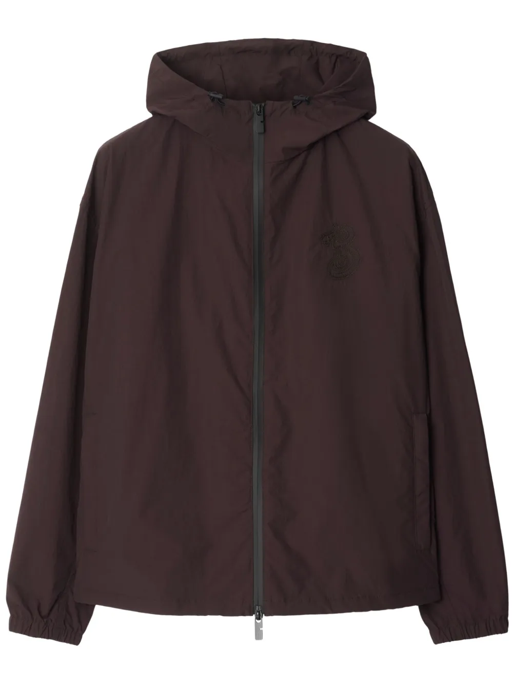 Burberry Jack met geborduurd logo Bruin