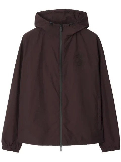 Burberry logo-embroidered jacket