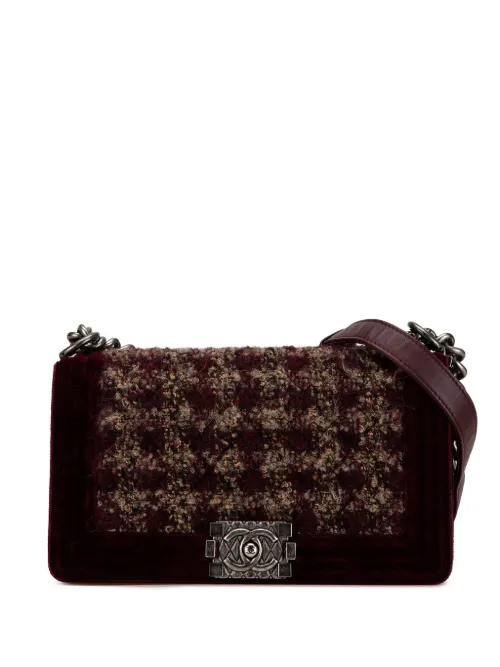 Sac porté épaule Boy Flap médium (2013-2014) - CHANEL Pre-Owned - Modalova