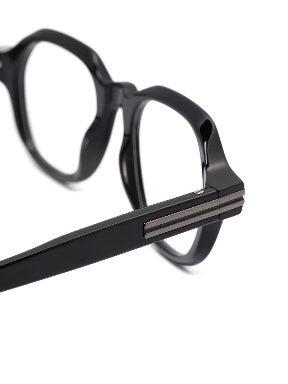 Zegna Bril met vierkant montuur Zwart