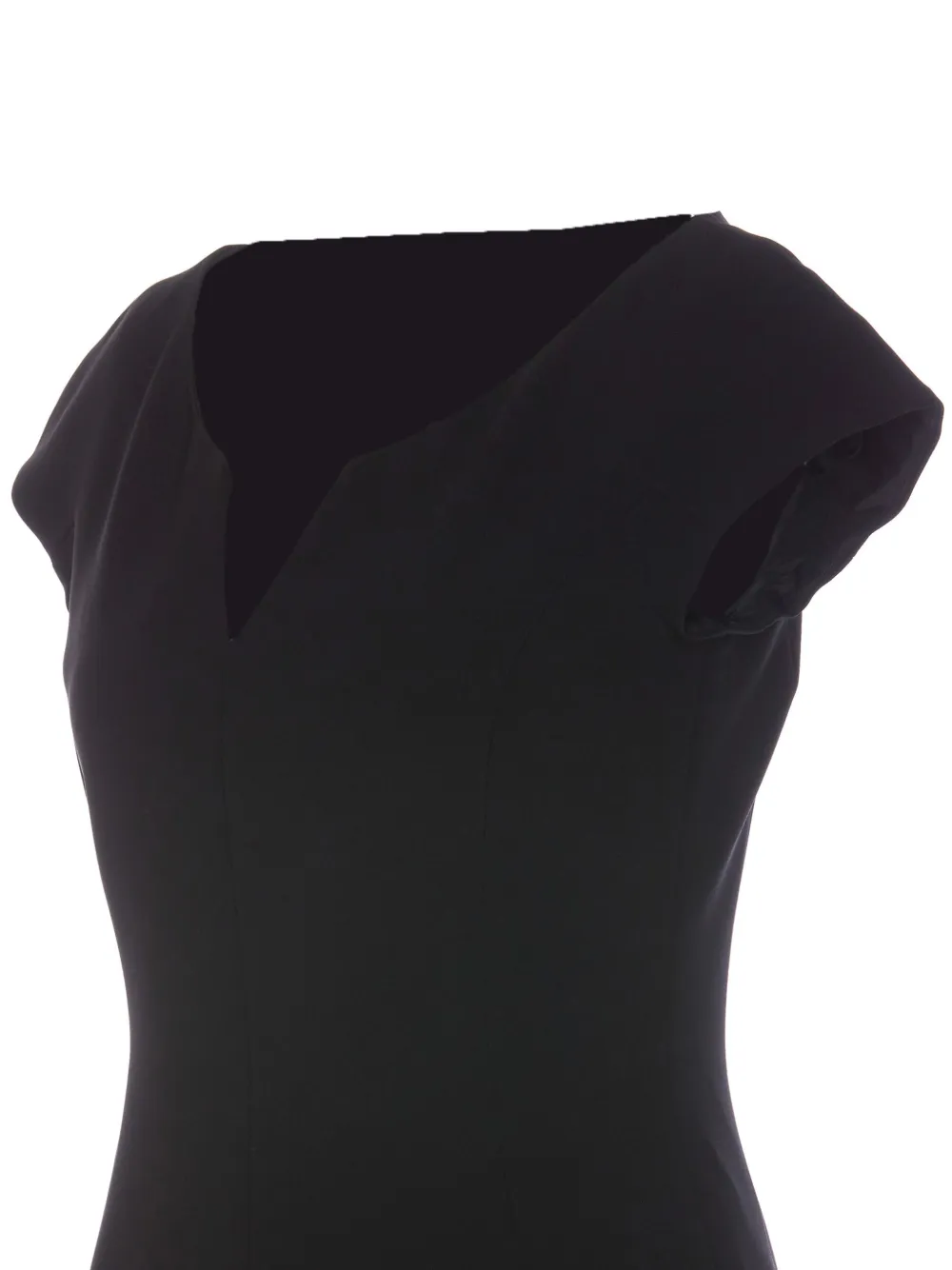 Max Mara Visby midi-jurk Zwart