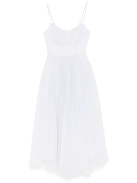ZIMMERMANN tulle corset midi dress