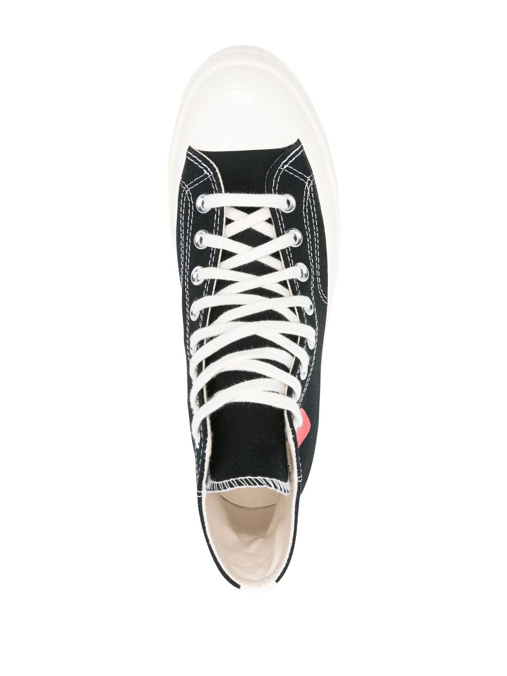 Comme Des Garçons Play x Converse Chuck Taylor 70 Small Red Heart sneakers Black