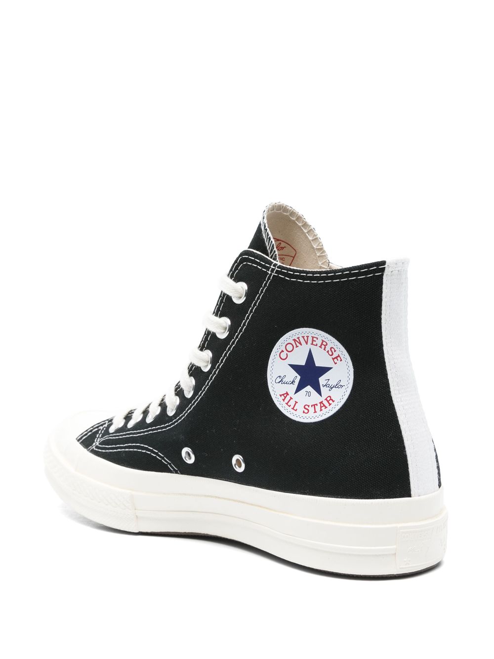 Comme Des Garçons Play x Converse Chuck Taylor 70 Small Red Heart sneakers Black