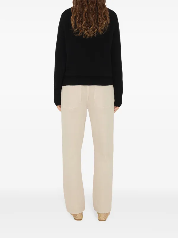 【送料&関税込】Burberry Equestrian Knight Knitted Jumper Burberry Equestrian Knight Sweater | Neutrals | FARFETCH