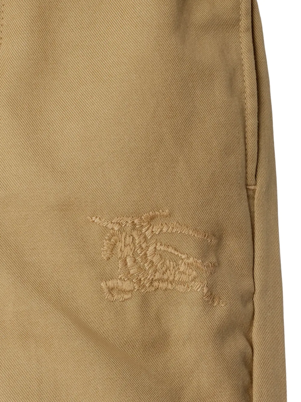 Burberry Kids Broek met logo Beige