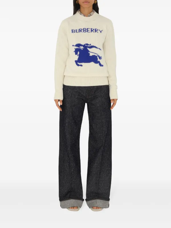 Burberry Equestrian Knight Sweater | Neutrals | FARFETCH