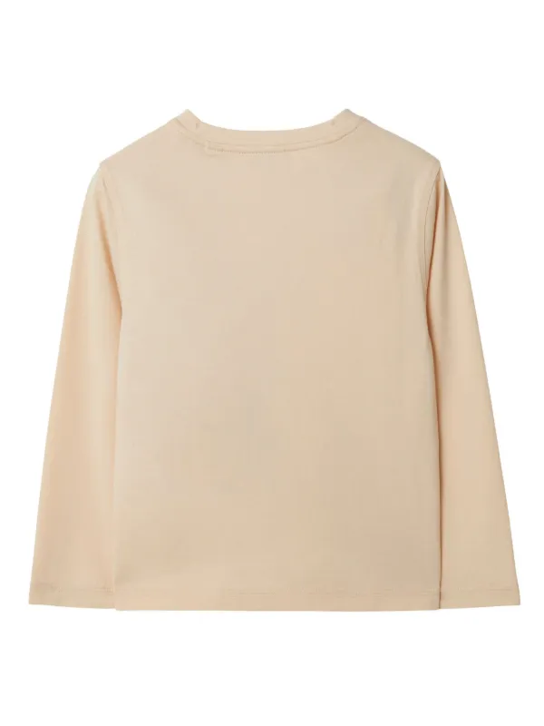 美品1度着用クリーニングして保管 BURBERRY ベージュ Tシャツ 12Y Burberry Kids ヴィンテージチェック Tシャツ | ニュートラル