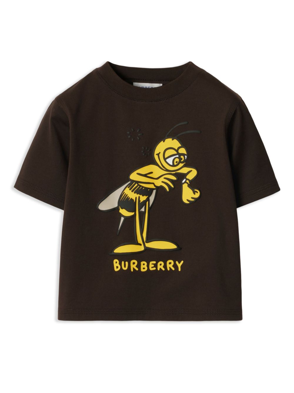 Burberry Kids Bee cotton T-shirt - Brown