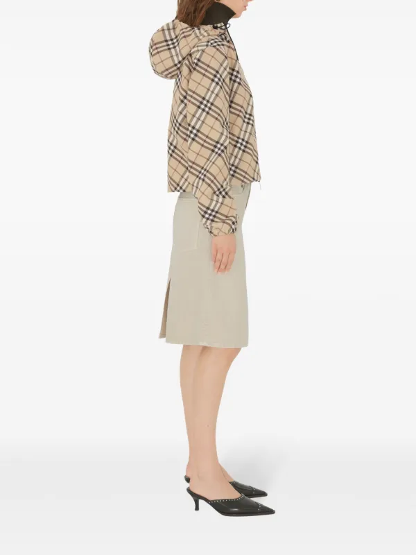 Burberry Check Jacket | Neutrals | FARFETCH