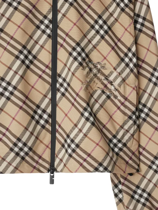 Burberry Check Jacket | Neutrals | FARFETCH