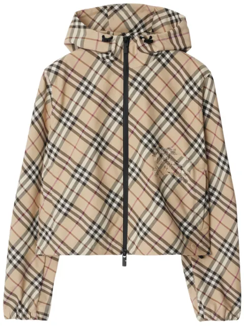 Burberry جاكيت كاروهات
