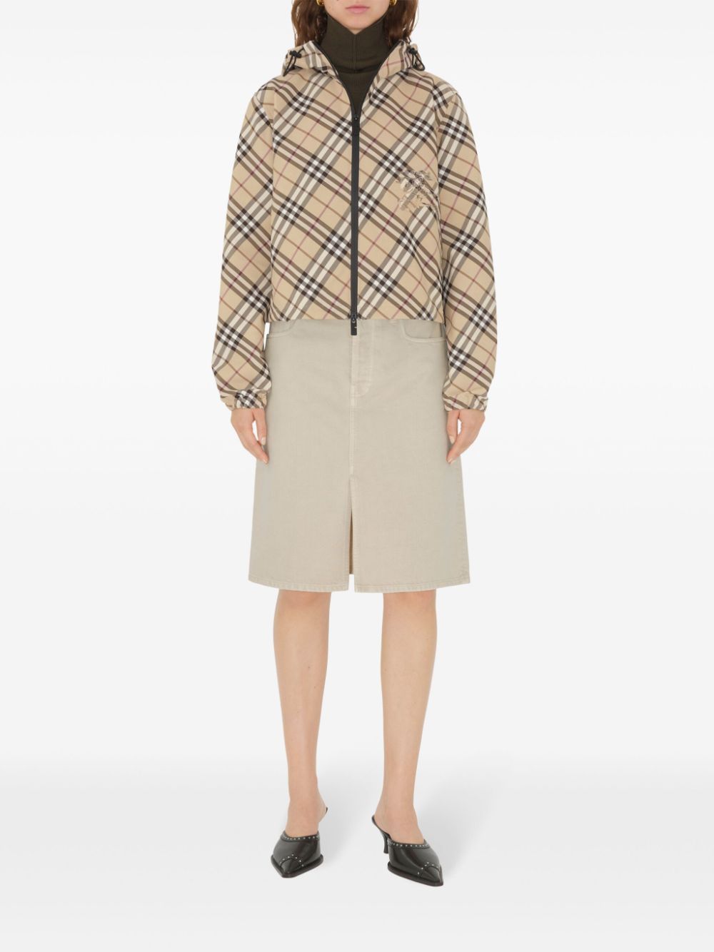 Burberry Check jacket - Neutrals