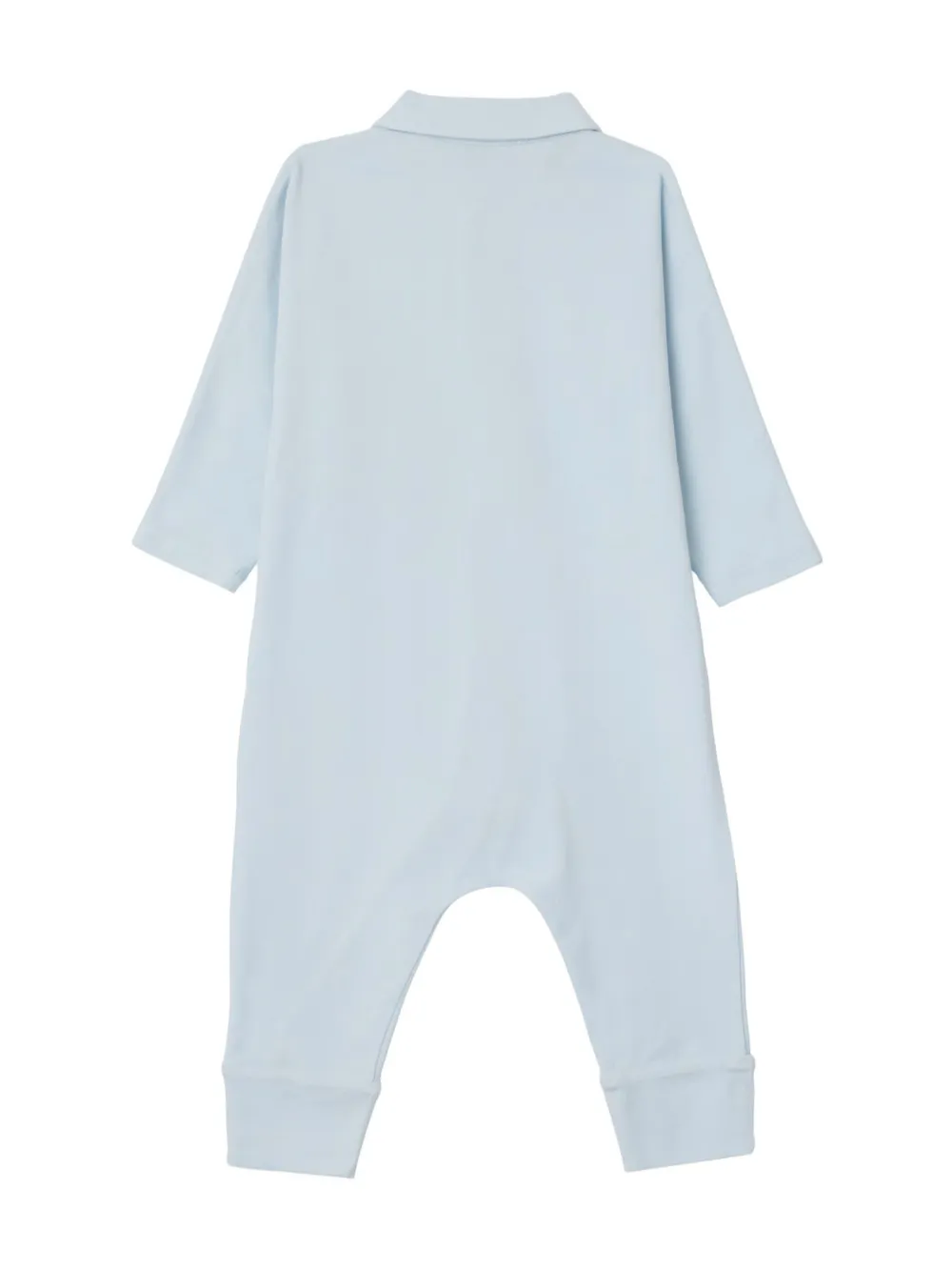 Burberry Kids Drie rompers met geruite afwerking Blauw