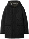 Burberry Devon quilted parka - Black