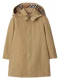 Burberry Kids single-breasted car coat - Neutrals