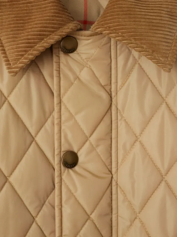 Burberry Quilted Jacket | Neutrals | FARFETCH