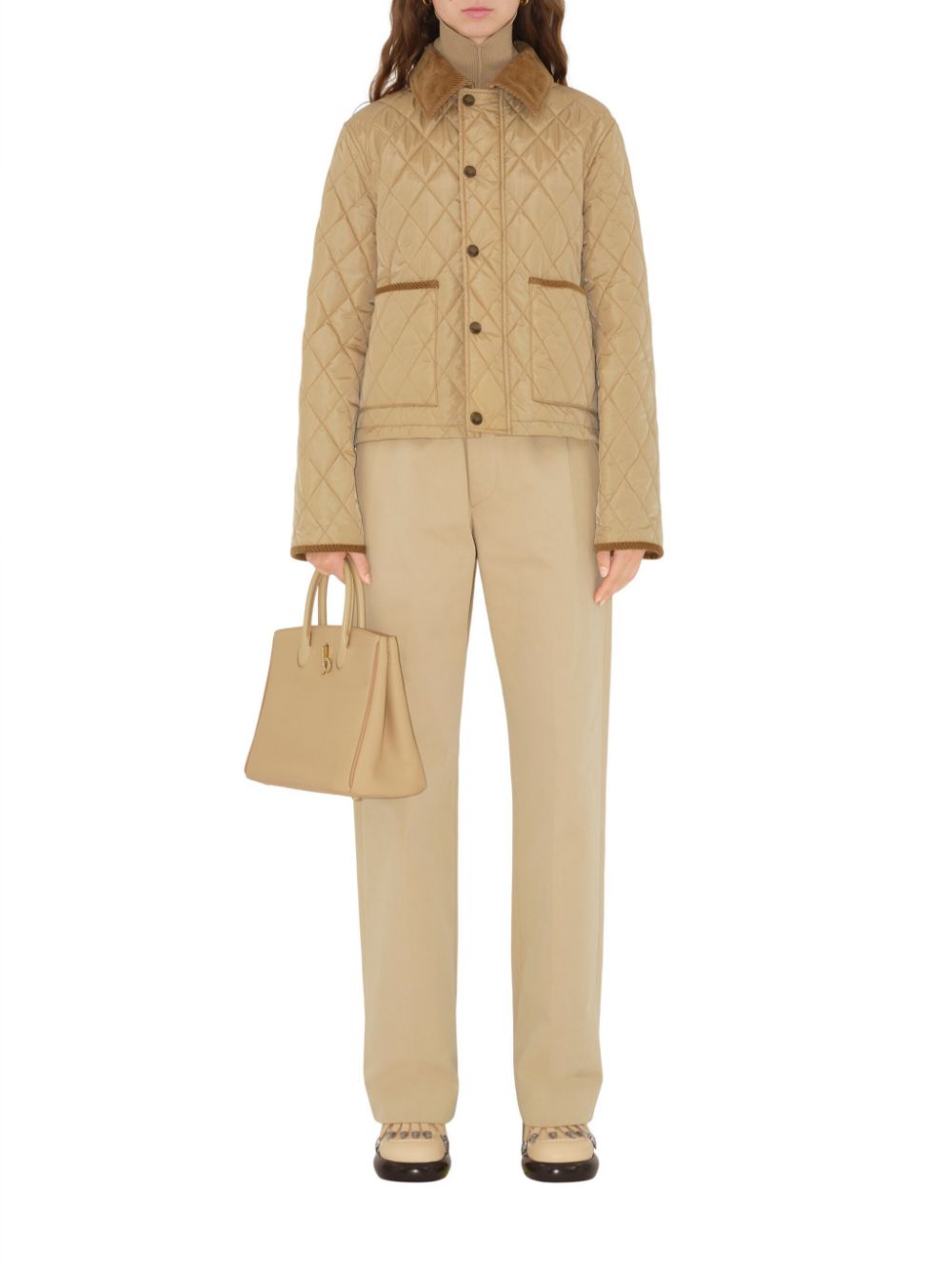 Burberry Gewatteerd jack - Beige