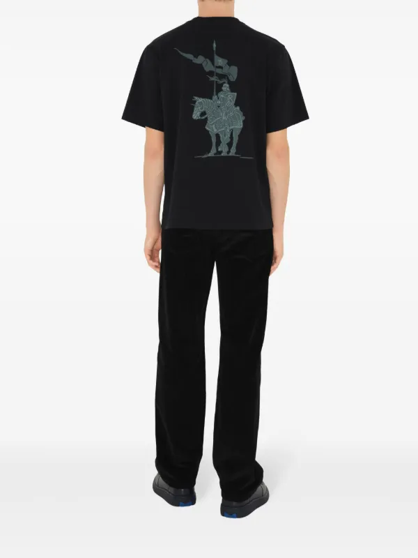Burberry EKD Cotton T-shirt | Black | FARFETCH