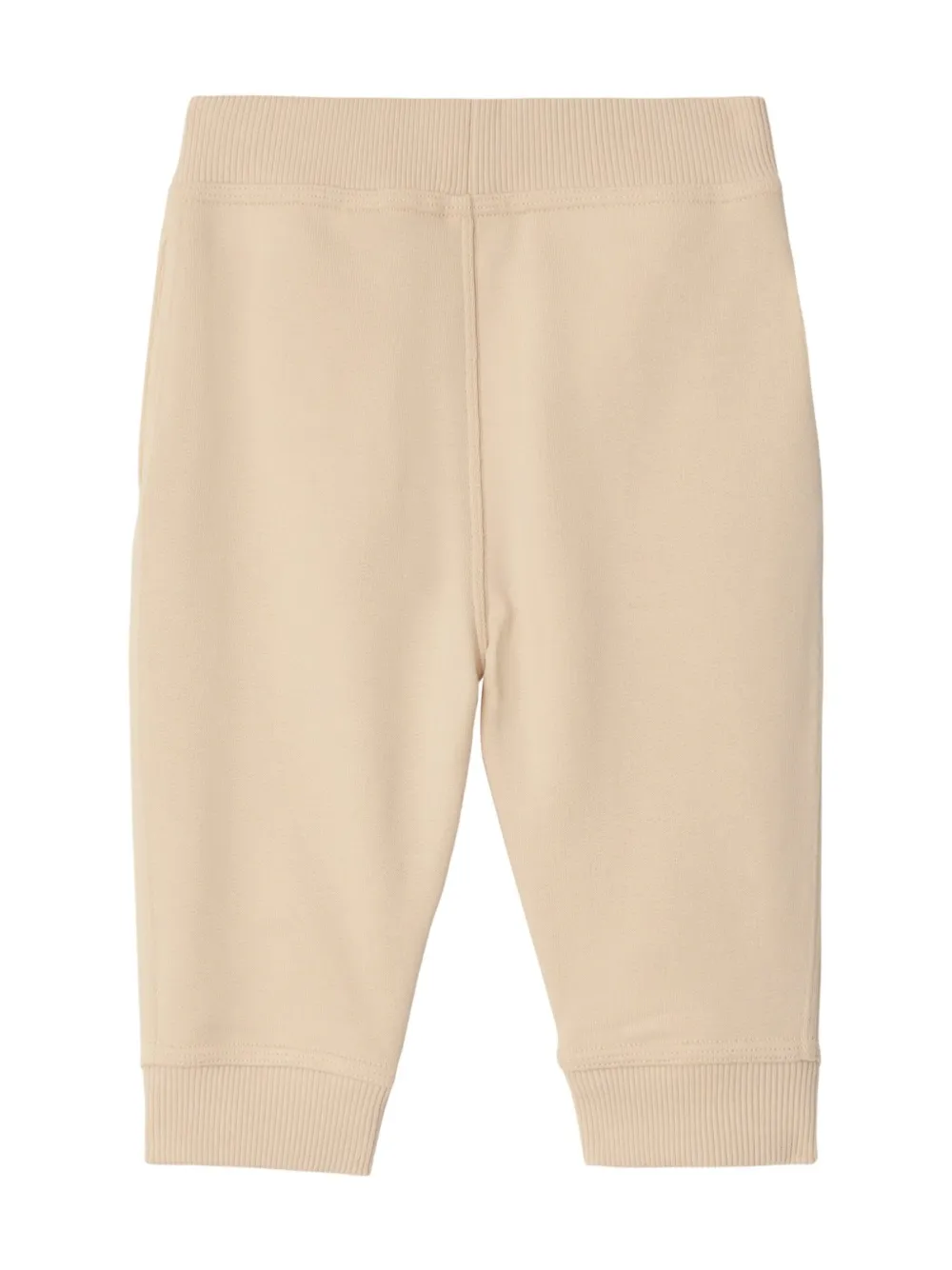 Shop Burberry Checked Cotton Trousers In Neutrals