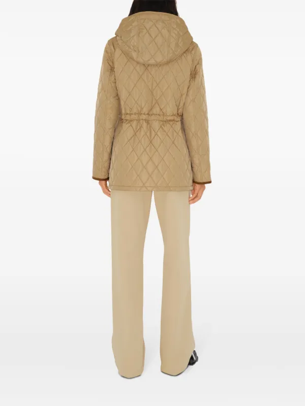 Burberry Parka Devon Matelassê | Neutro | FARFETCH BR