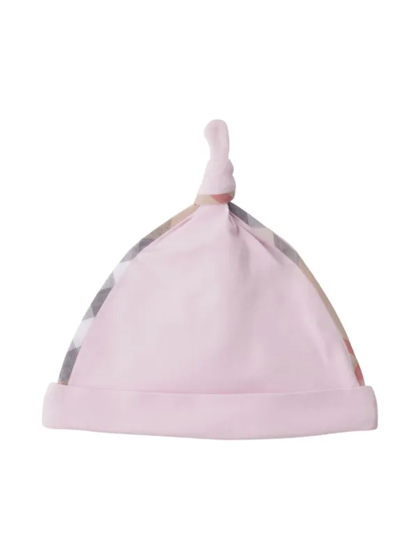 Burberry Kids Conjunto De Bebê Com Acabamento Xadrez 3 Peças