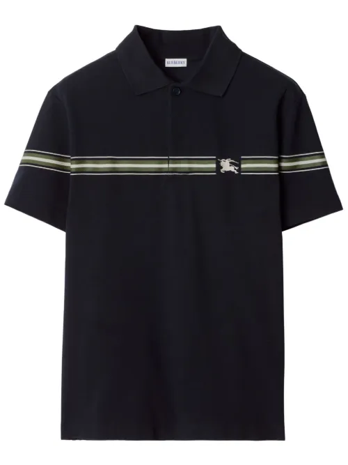 Polo en coton à rayures - Burberry - Modalova