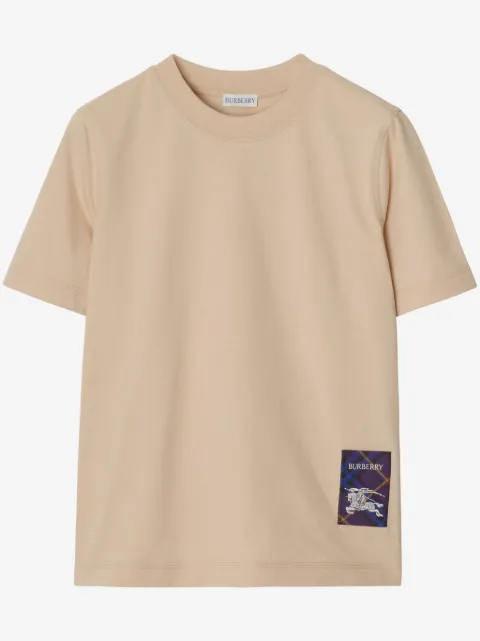 Burberry check-label cotton T-shirt