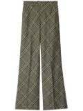 Burberry Vintage Check-pattern trousers - Grey