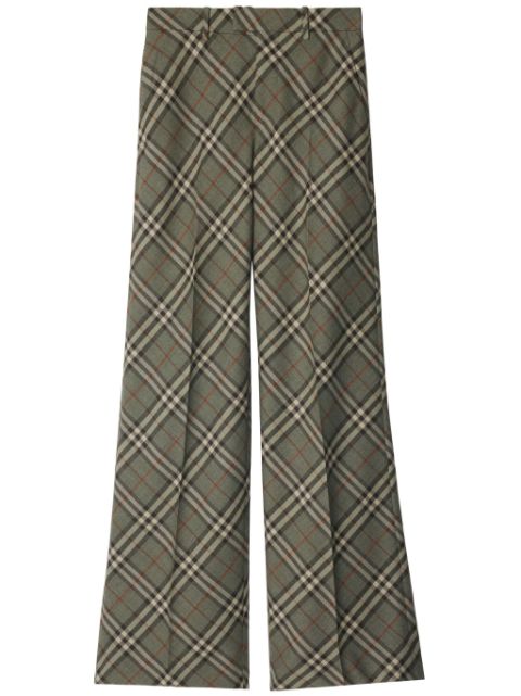 Burberry pantalones con motivo Vintage Check