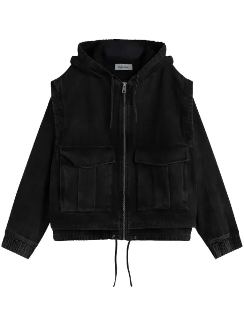 Études Studio veste en jean à capuche