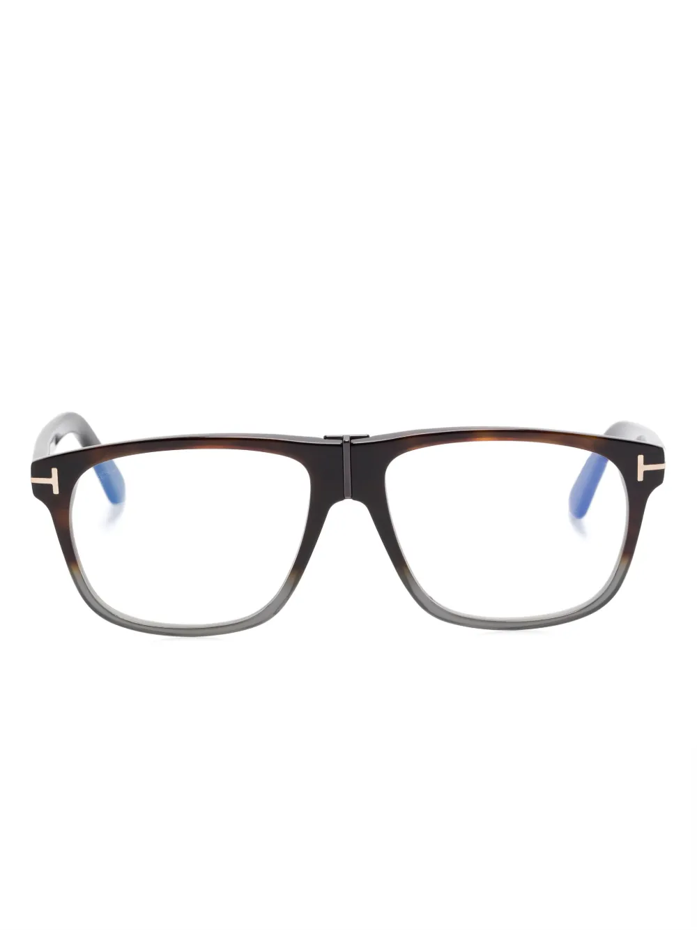TOM FORD Eyewear square-frame glasses | Brown | Image 1