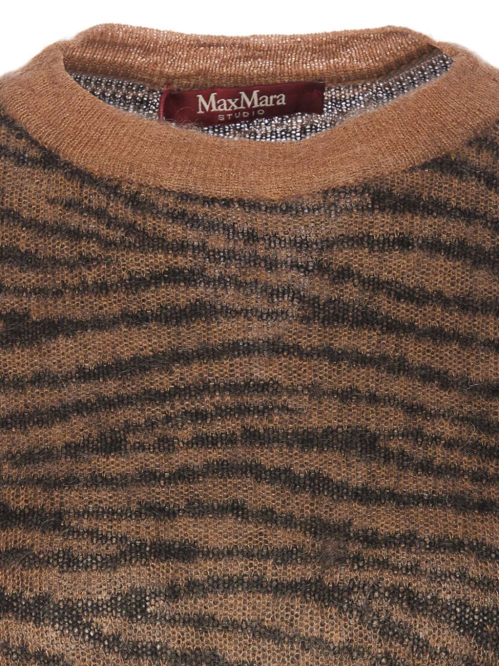 Shop Max Mara Abadan Sweater In Brown