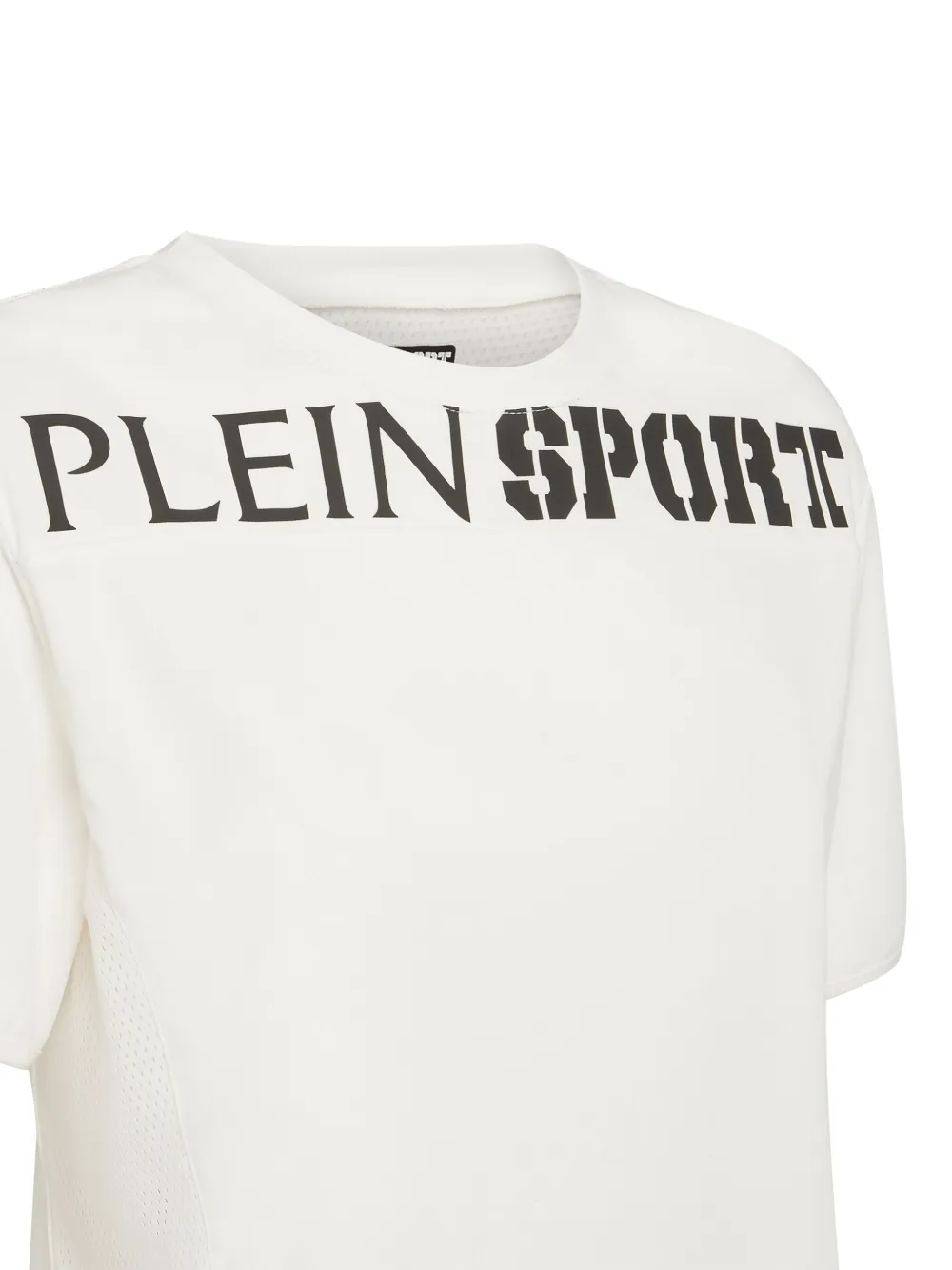 Plein Sport Cropped T-shirt Wit